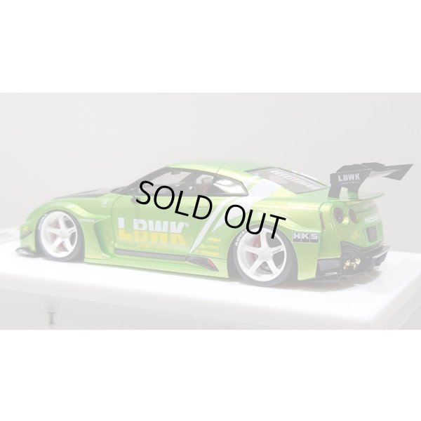 画像3: EIDOLON 1/43 LB Silhouette WORKS GT 35GT-RR (GT Wing Version) Giallo Verde Pearl Limited 32 pcs.