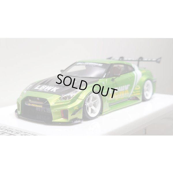 画像9: EIDOLON 1/43 LB Silhouette WORKS GT 35GT-RR (GT Wing Version) Giallo Verde Pearl Limited 32 pcs.