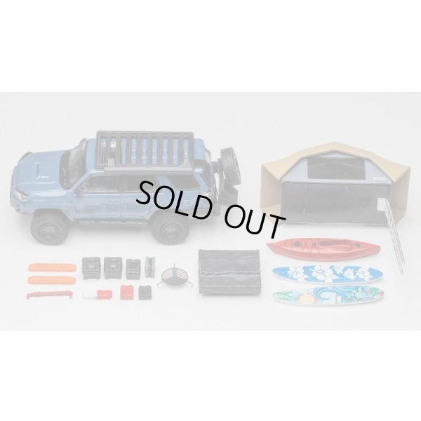 画像14: Gaincorp Products 1/64 Toyota 4Runner TRD PRO Overland Cavalry Blue Front Runner x DiecastTalk特注品