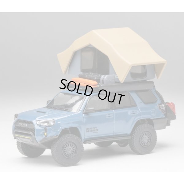 画像3: Gaincorp Products 1/64 Toyota 4Runner TRD PRO Overland Cavalry Blue Front Runner x DiecastTalk特注品
