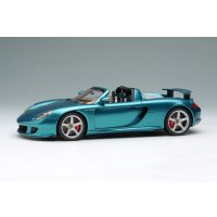 EIDOLON COLLECTION 1/43 Porsche Carrera GT 2004 Rear wing up Topaz Blue Metallic Limited 60 pcs.