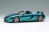EIDOLON COLLECTION 1/43 Porsche Carrera GT 2004 Rear wing up Topaz Blue Metallic Limited 60 pcs.