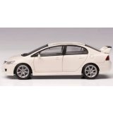 MOTORHELIX 1/64 Honda Civic Type R FD2 Championship White