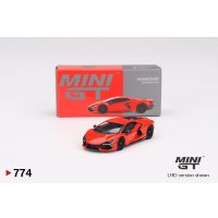 MINI GT 1/64 Lamborghini Revuelto Arancio Duck Lucido (RHD)