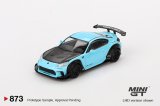MINI GT 1/64 Toyota GR86 LB-Nation Baby Blue (LHD) [Blister Packaging]