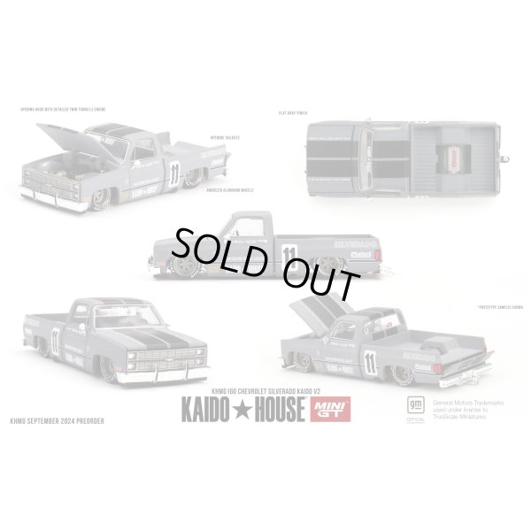 画像1: MINI GT 1/64 Chevrolet Silverado KAIDO V2 (LHD)