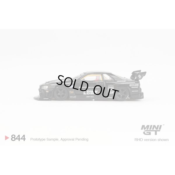 画像3: MINI GT 1/64 Nissan LB-ER34 Super Silhouette Skyline Black (RHD) [Blister Packaging]