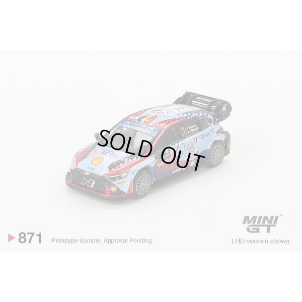 画像2: MINI GT 1/64 Hyundai i20 N Rally1 Monte Carlo Rally 2024 Winner #11 (LHD)