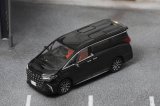 Diecast Team 1/64 Toyota Alphard 2024 Black RHD