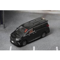Diecast Team 1/64 Toyota Alphard 2024 Black RHD