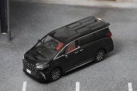 Diecast Team 1/64 Toyota Alphard 2024 Black RHD