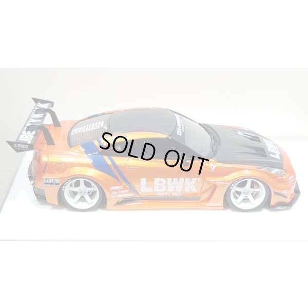 画像8: EIDOLON 1/43 LB Silhouette WORKS GT 35GT-RR (GT Wing Version) Arancio Pearl Limited 32 pcs.