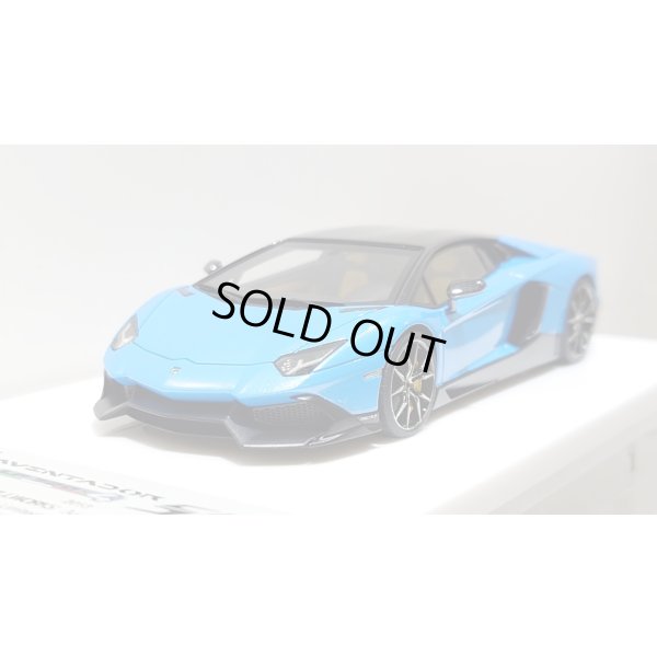 画像9: EIDOLON 1/43 Lamborghini Aventador LP720-4 50th Anniversario 2013 Azzurro Pearl with Roof panel Carbon Limited 32 pcs.