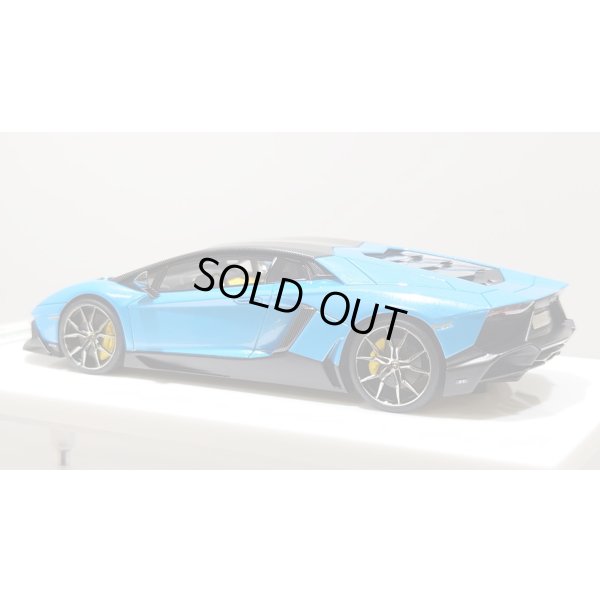 画像3: EIDOLON 1/43 Lamborghini Aventador LP720-4 50th Anniversario 2013 Azzurro Pearl with Roof panel Carbon Limited 32 pcs.