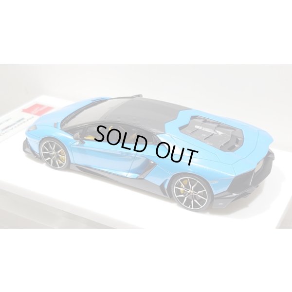 画像12: EIDOLON 1/43 Lamborghini Aventador LP720-4 50th Anniversario 2013 Azzurro Pearl with Roof panel Carbon Limited 32 pcs.