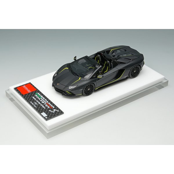 画像9: EIDOLON COLLECTION 1/43 Lamborghini Aventador S Roadster Japan Limited Edition 2021 Nero Pulso / Green Stripe Limited 50 pcs.