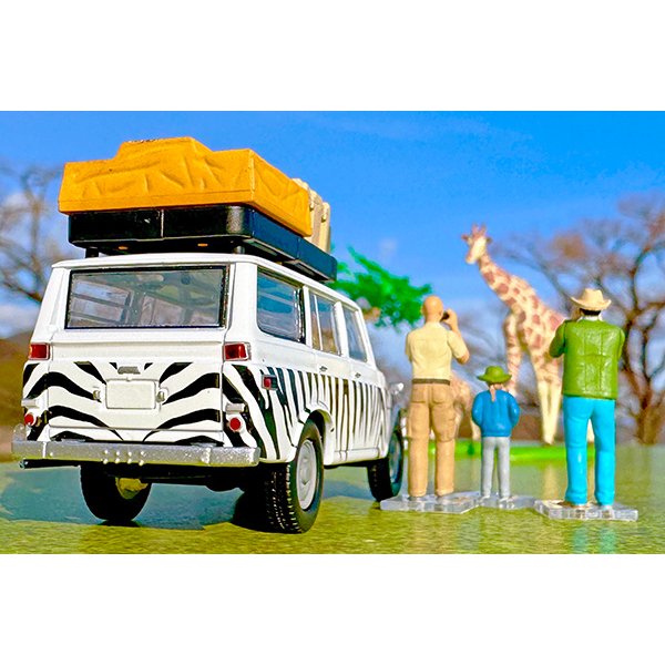 画像3: TOMYTEC 1/64 "Kaiyodo (海洋堂)" x "Tomica Limited Vintage" Diorama Collection 64 #CarSnap28a Safari 1 (with Toyota Land Cruiser FJ56V)