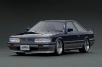ignition model 1/18 Nissan Leopard Ultima V30TWINCAM TURBO (F31) Dark Blue/Silver