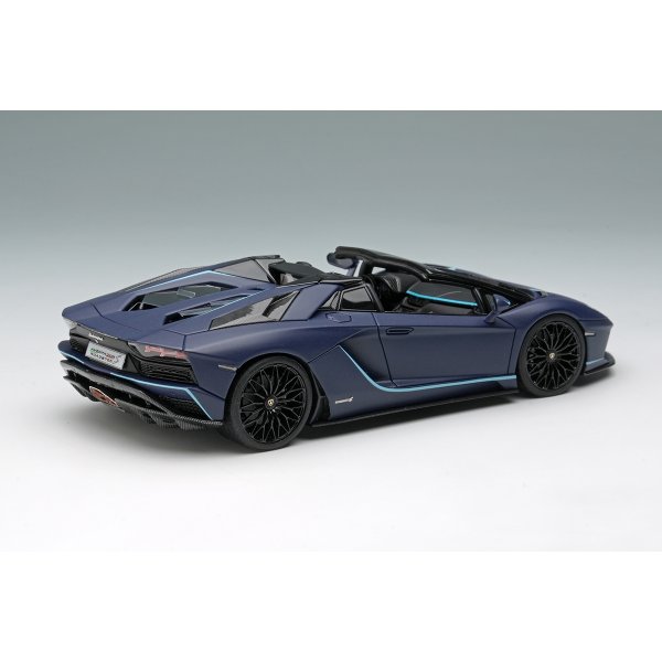 画像4: EIDOLON COLLECTION 1/43 Lamborghini Aventador S Roadster Japan Limited Edition 2021 Blue Emera / Light Blue Stripe Limited 50 pcs.
