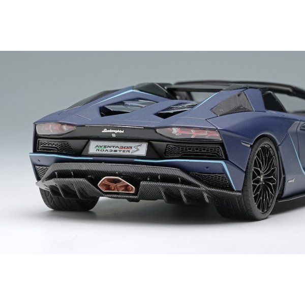 画像6: EIDOLON COLLECTION 1/43 Lamborghini Aventador S Roadster Japan Limited Edition 2021 Blue Emera / Light Blue Stripe Limited 50 pcs.