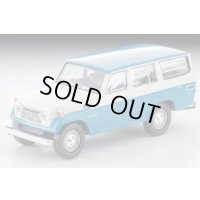 TOMYTEC 1/64 Limited Vintage Toyota Land Cruiser FJ56V (White/Blue)