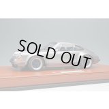 EIDOLON 1/18 Singer 911 (964) Coupe Titanium Silver / Navy Stripe Limited 100 pcs.