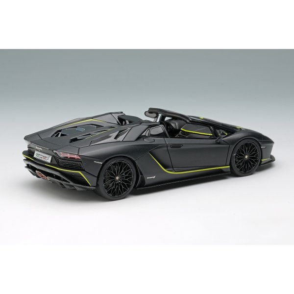 画像4: EIDOLON COLLECTION 1/43 Lamborghini Aventador S Roadster Japan Limited Edition 2021 Nero Pulso / Green Stripe Limited 50 pcs.