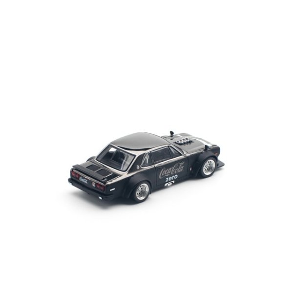 画像4: POP RACE 1/64 Nissan Skyline GT-R V8 Drift (Hakosuka) Coca-Cola Chrome Black
