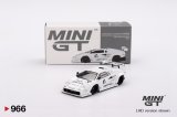 MINI GT 1/64 Lamborghini Countach LB-WORKS Tokyo Auto Salon 2024 White (LHD)