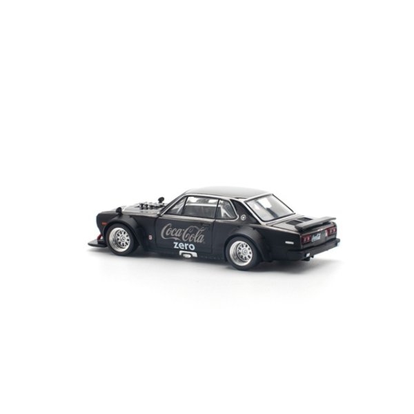 画像9: POP RACE 1/64 Nissan Skyline GT-R V8 Drift (Hakosuka) Coca-Cola Chrome Black