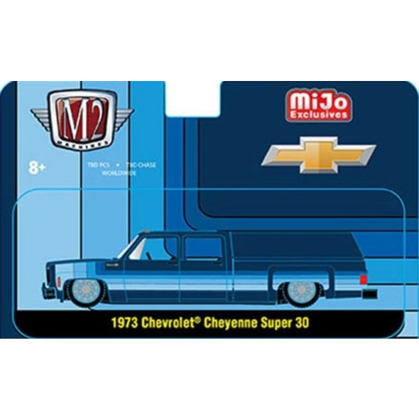 画像5: M2 Machines 1/64 2013 Chevrolet Cheyenne Super 30 Dually Camper Shell Blue