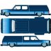 画像6: M2 Machines 1/64 2013 Chevrolet Cheyenne Super 30 Dually Camper Shell Blue (6)