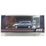 Hobby Japan 1/64 Honda Civic (AT) 後期型 Blue with Genuine Optional Parts