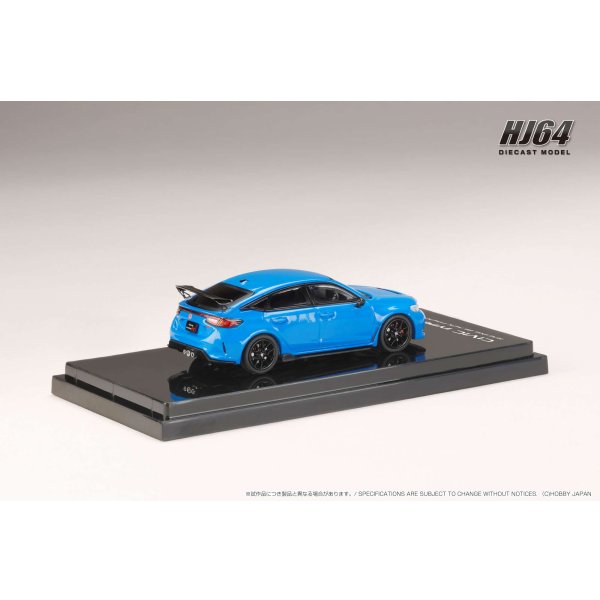 画像3: Hobby Japan 1/64 Honda Civic Type R (FL5) Racing Black Package 2025 Racing Blue Pearl