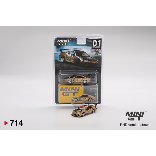 画像1: MINI GT 1/64 Nissan Silvia (S15) Top Secret 2004 D1GP 三木竜二 [Blister Packaging]