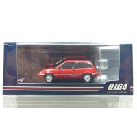 Hobby Japan 1/64 Honda Civic (AT) 後期型 Red with Genuine Optional Parts