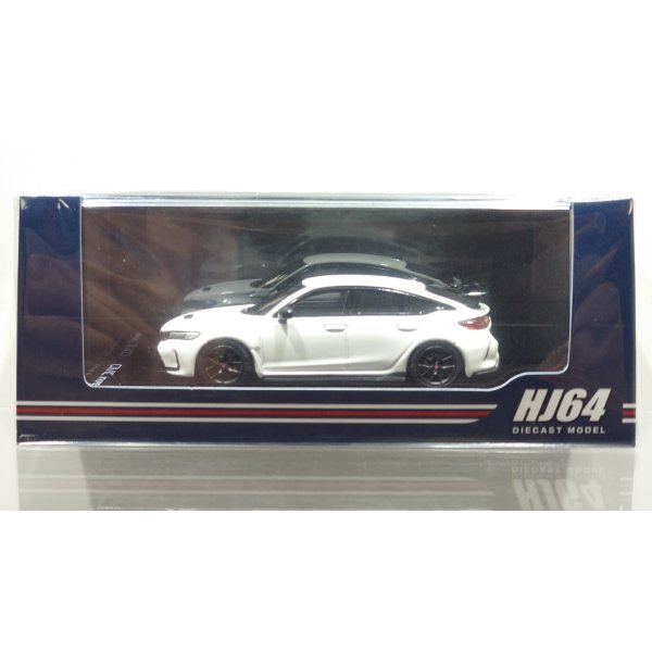 画像1: Hobby Japan 1/64 Honda Civic Type R (FL5) Racing Black Package 2025 Championship White