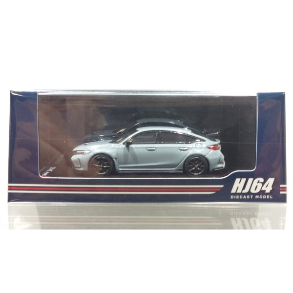 画像1: Hobby Japan 1/64 Honda Civic Type R (FL5) Racing Black Package 2025 Sonic Gray Pearl