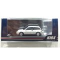 Hobby Japan 1/64 Honda Civic (AT) 後期型 White with Genuine Optional Parts