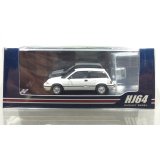 Hobby Japan 1/64 Honda Civic (AT) 後期型 White with Genuine Optional Parts
