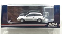 Hobby Japan 1/64 Honda Civic (AT) 後期型 White with Genuine Optional Parts