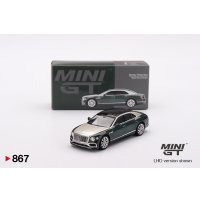 MINI GT 1/64 Bentley Flying Spur White Sand Verdant (RHD)