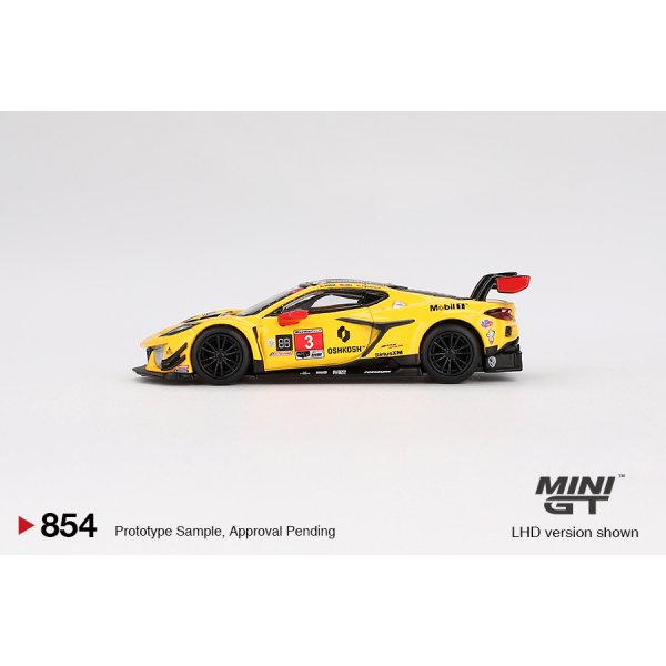 画像4: MINI GT 1/64 Chevrolet Corvette Z06 GT3.R 2024 IMSA Daytona 24H #3 Corvette Racing by Pratt Miller Motorsports