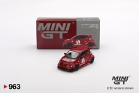 MINI GT 1/64 Abarth 595 LB-WORKS x Abarth Works Red (LHD)