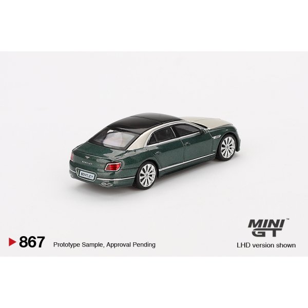 画像3: MINI GT 1/64 Bentley Flying Spur White Sand Verdant (RHD)