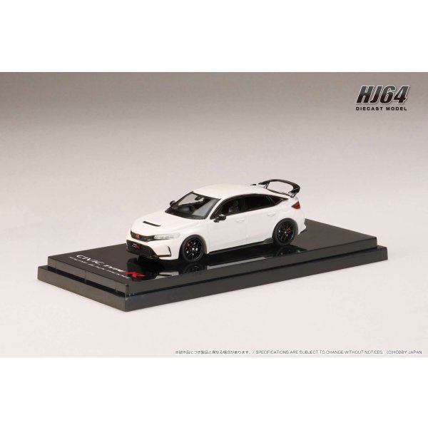 画像2: Hobby Japan 1/64 Honda Civic Type R (FL5) Racing Black Package 2025 Championship White