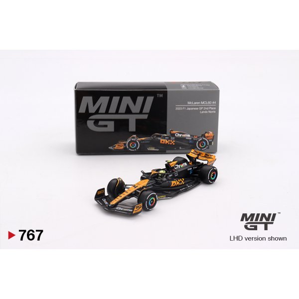 画像1: MINI GT 1/64 McLaren F1 MCL60 2023 2nd Place Winner #4 Japanese Grand Prix L. Norris