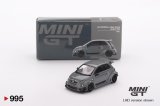 MINI GT 1/64 Abarth 595 LB-WORKS x Abarth Works Gray (LHD)