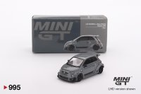 MINI GT 1/64 Abarth 595 LB-WORKS x Abarth Works Gray (LHD)