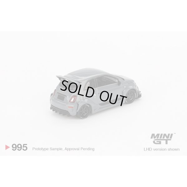 画像3: MINI GT 1/64 Abarth 595 LB-WORKS x Abarth Works Gray (LHD) [Blister Packaging]